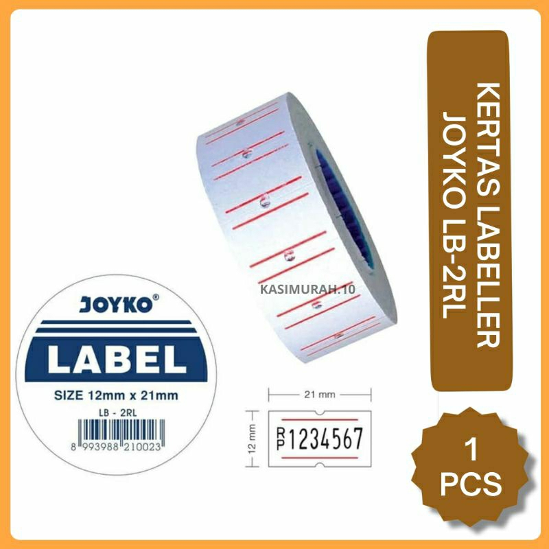 

Kertas Label Joyko LB-2RL / Stiker Expired / Stiker Harga / Kertas Label / Labeller Roll Kertas