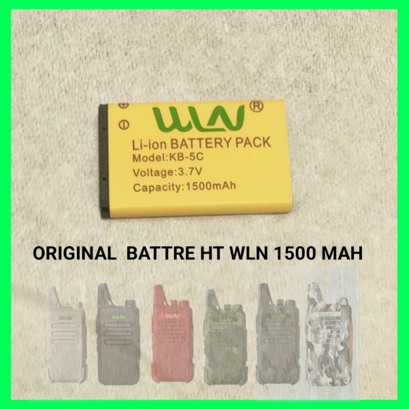 ORIGINAL  BATERAI HT WLN 1500mAh