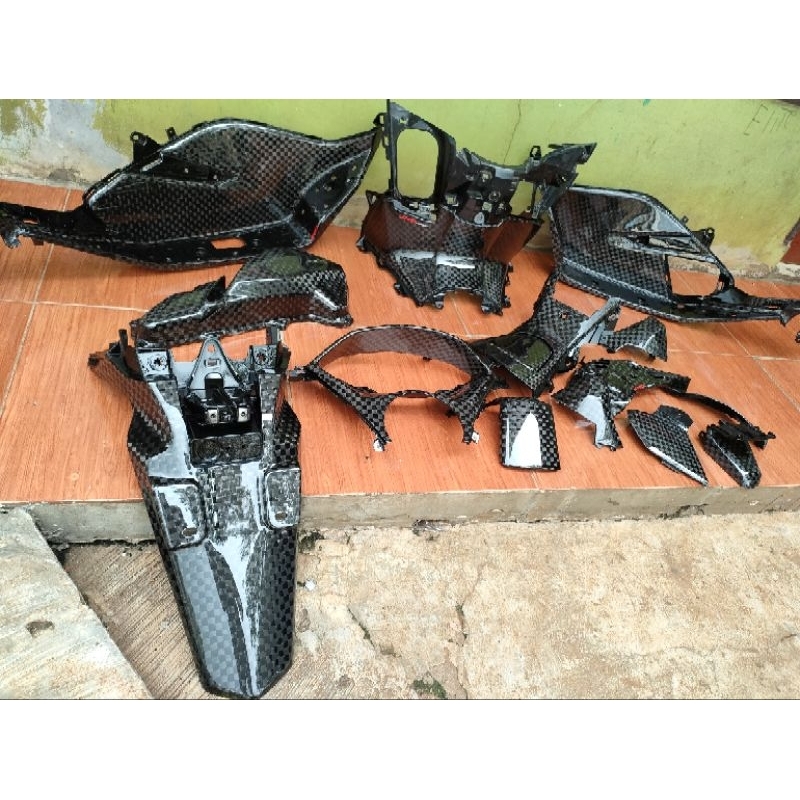 CARBON KEVLAR HONDA PCX 150CC FULL BODI CARBON KEVLAR PCX