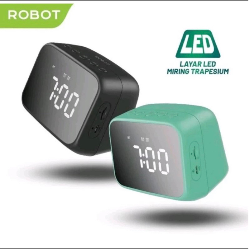 Robot RB170 Speaker Bluetooth 5.3 with LED Display &amp; Alarm