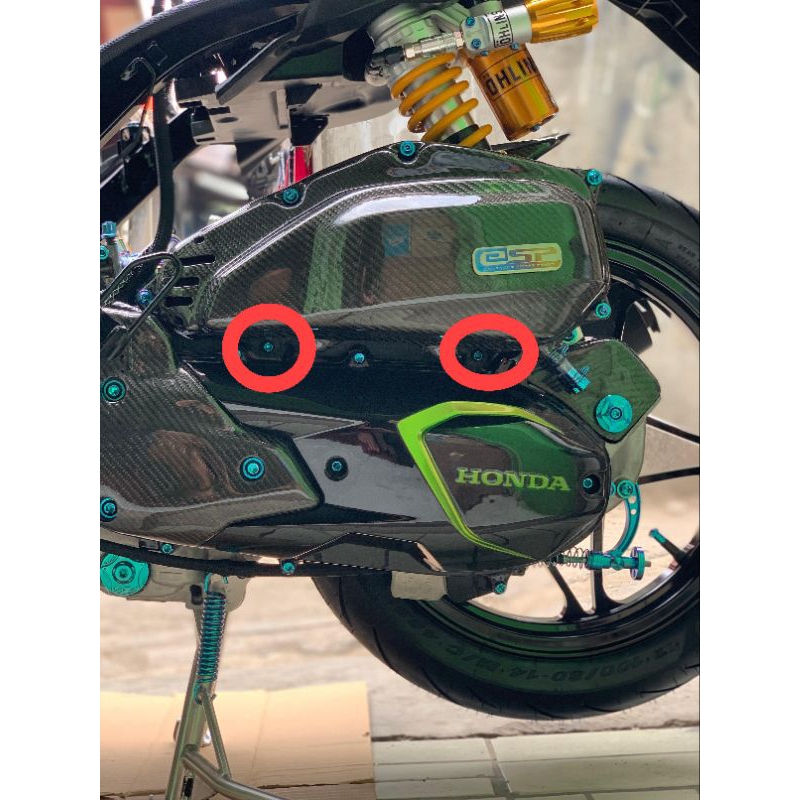 baut dudukan filter Vario 125/150 Titanium