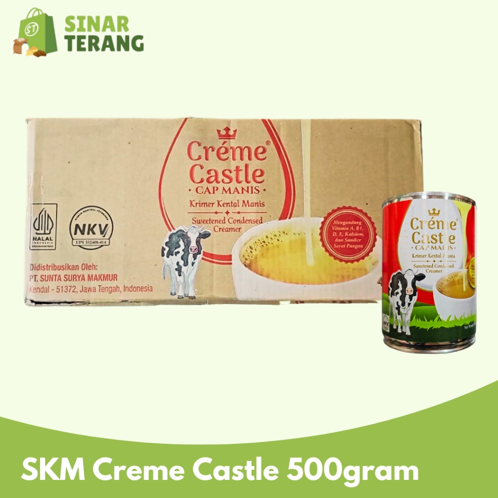 

☄️NEW✨ susu CREME CASTLE 500g kental manis cream Castel 500 gram