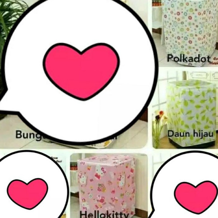 Terkini SARUNG MESIN CUCI 2 TABUNG, COVER MESIN CUCI 2 TABUNG.