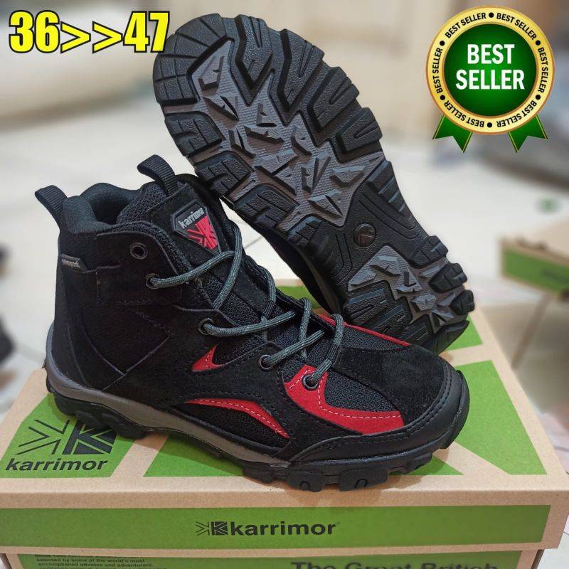 Sepatu hiking karrimor waterproof sepatu gunung sepatu adventure sepatu trekking