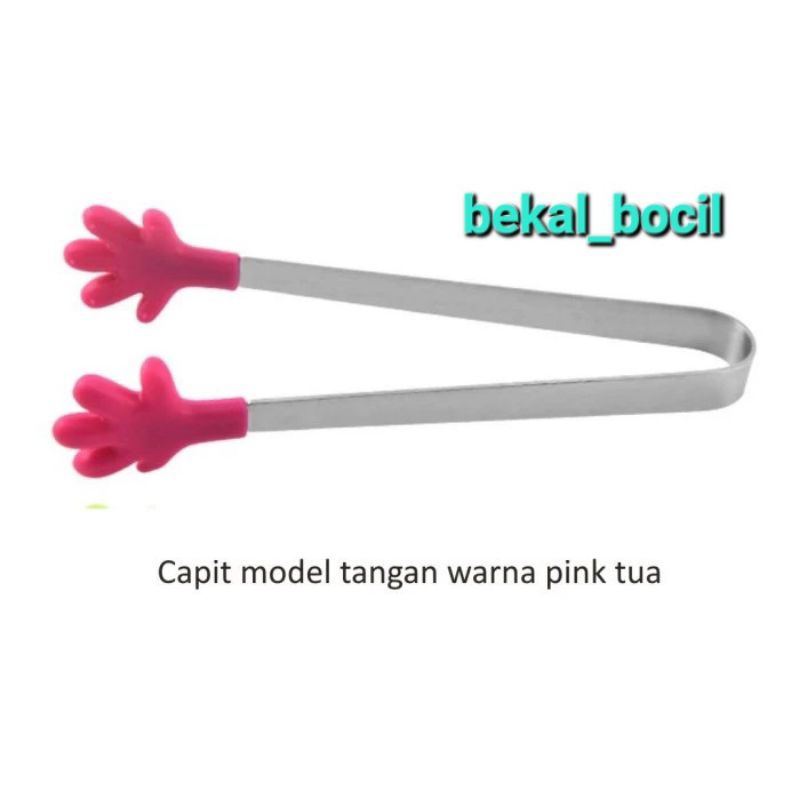 1 pcs capit makanan capit mini capit portable warna dan bentuk random