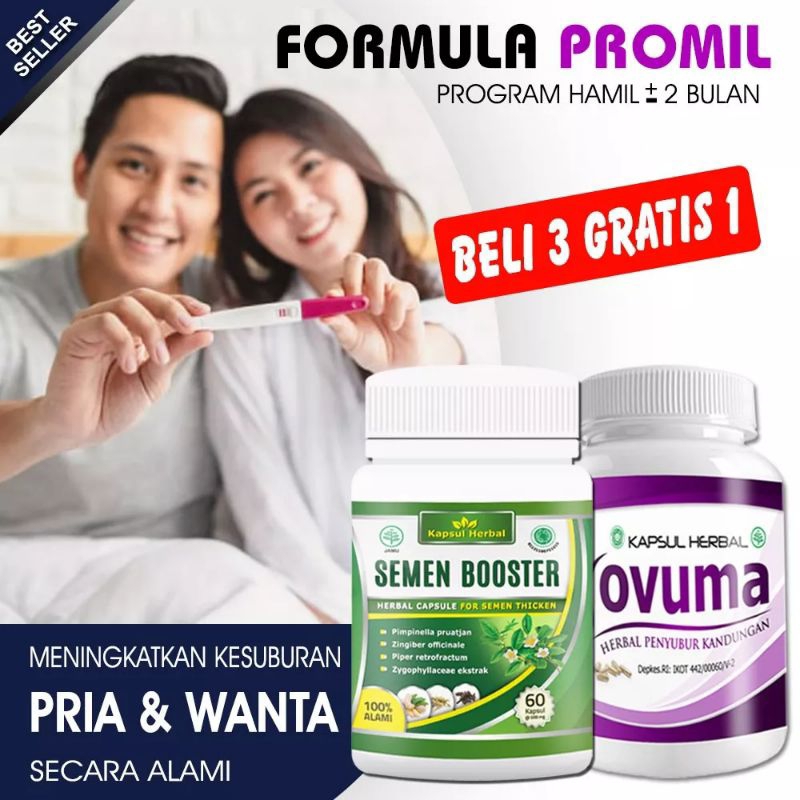 [COD] Promil Suami Istri Obat Penyubur Kandungan Wanita Agar Cepat Hamil Ampuh, Obat Pelancar Haid A