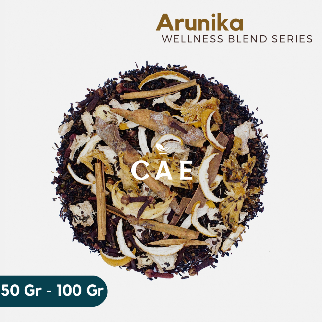

ARUNIKA | Herbal Tea Blend Black Tea Cloves Pinneapple Orange Ginger Cinnamon Premium 50 Gram - 100 Gram