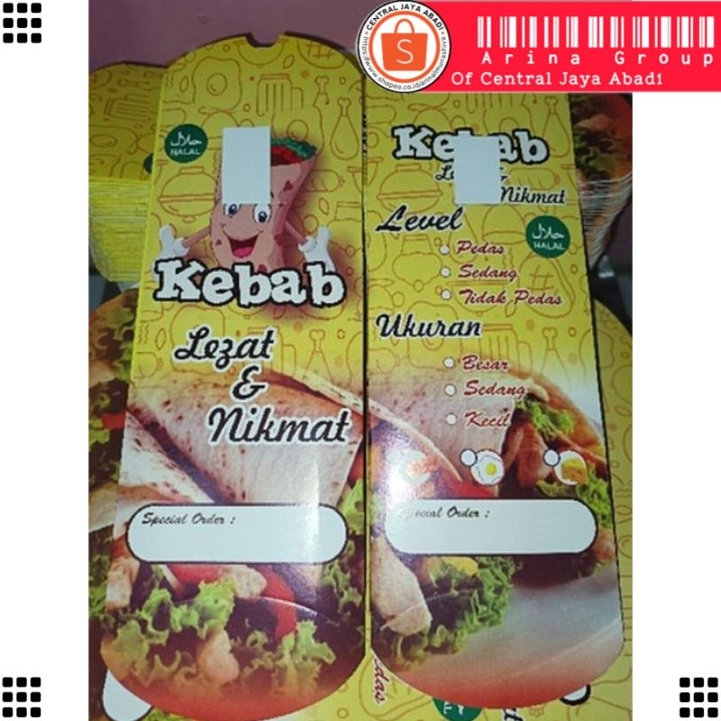 

150 LEMBAR KERTAS KEBAB TARIKAN BAHAN IVORI PUTIH UKURAN 24 × 9,2 CM HIGH QUALITY TEBAL PRODUK TERBARU | KOTAK KEBAB IVORI PUTIH KEKINIAN | DUS KEBAB VIRAL TIKTOK | KEMASAN KEBAB | BOX KEBAB 50 PCS MURAH | TOKO KEBAB OFFICIAL | SHIVACORP 6315