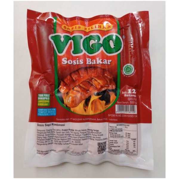 

Vigo Sosis Bakar Mini Ori 12 pcs 550 gr