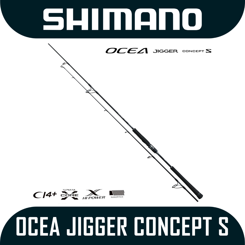 Joran Pancing Jigging Spinning Shimano Ocea Jigger Concept S62-4