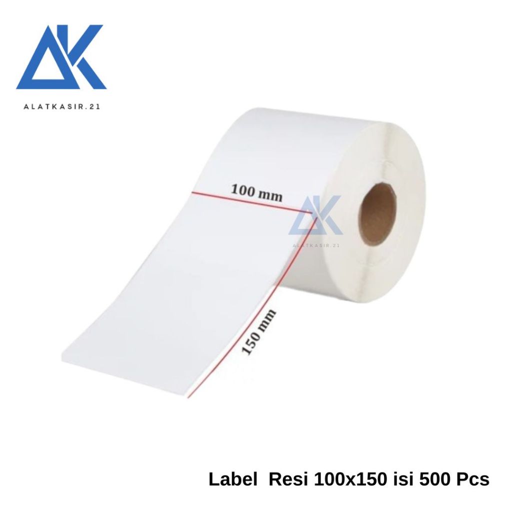 

Label Resi 100x150 isi 500 PCS Lem merekat kuat