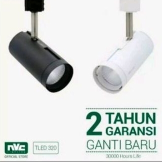 LED Tracklight 12 Watt Warm White NVC TLED320A
