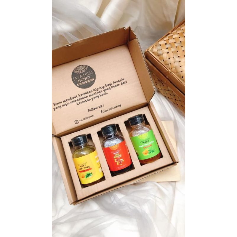 MINI Parcel Madu Murni & Herbal by Java Hills Honey Original Atasi Berbagai Penyakit
