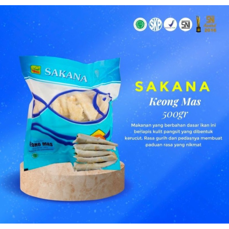 

Sakana Keong Mas 500gr