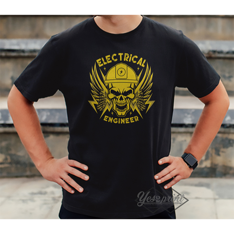 Kaos Electrical Engineer Kaos tukang listrik Cotton combed