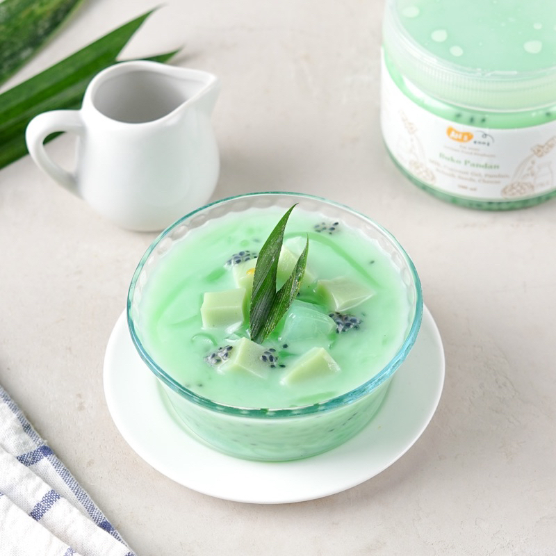 

Buko Pandan Creamy / Desert khas Philippine dengan jelly dan puding