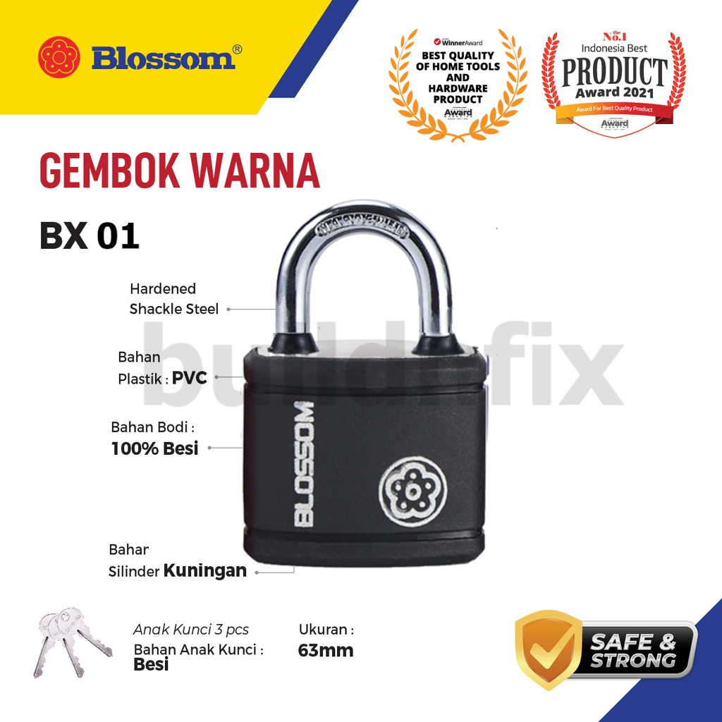 BLOSSOM - GEMBOK BAJA ABS COVER BX01 63MM
