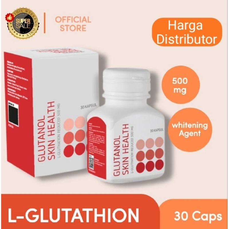 kapsul whitening glutanol 500 mg