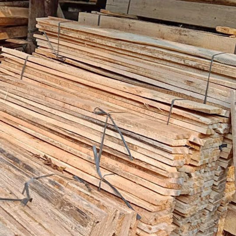 10 Pcs Papan Kayu Packing Kayu Sengon Albasia - Minimal 10 Batang