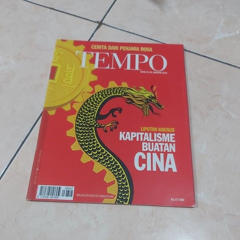 Majalah Tempo Terbaru Kapitalisme Buatan Cina 23-29 Januari 2012