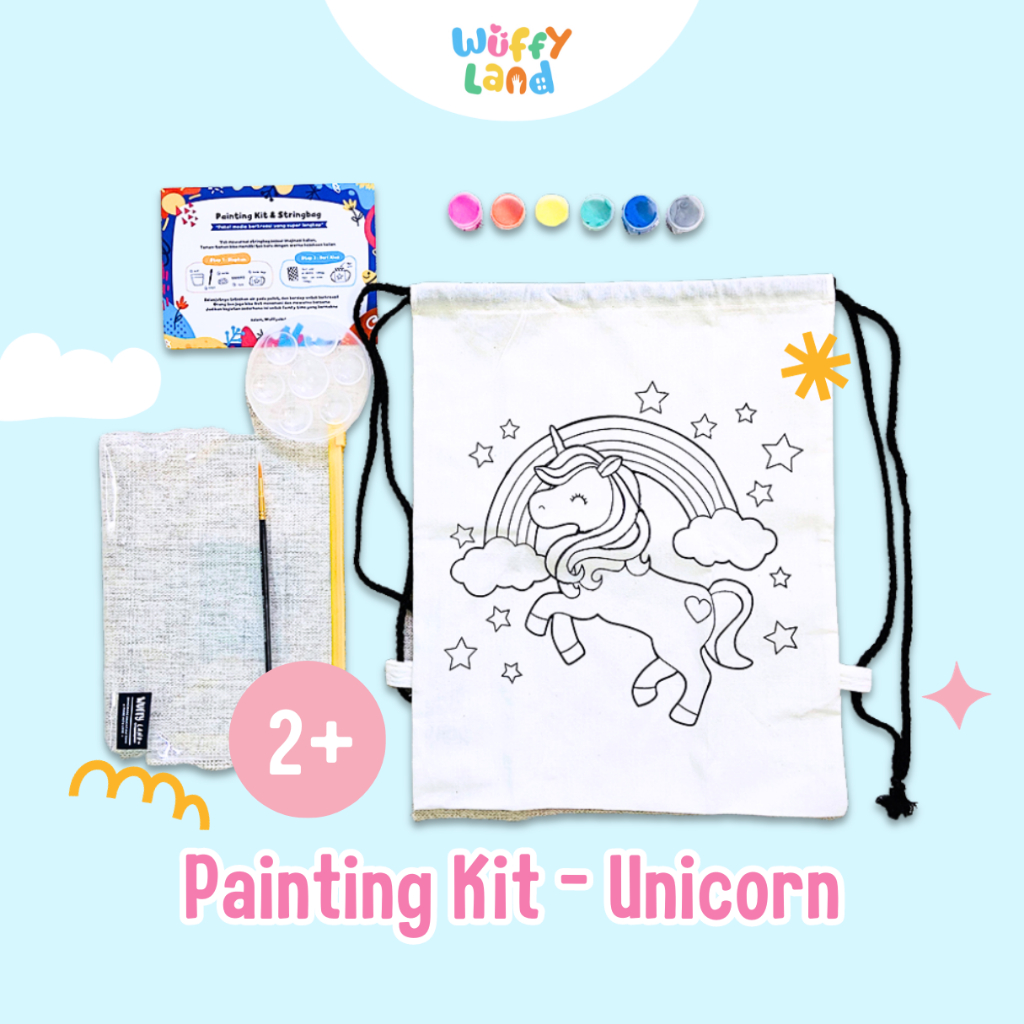 

Painting Kit String Bag - Unicorn