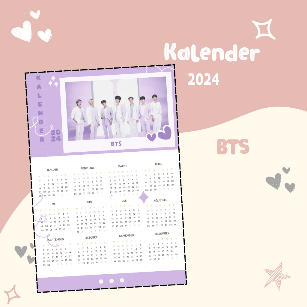 

KALENDER 2024 BTS KPOP
