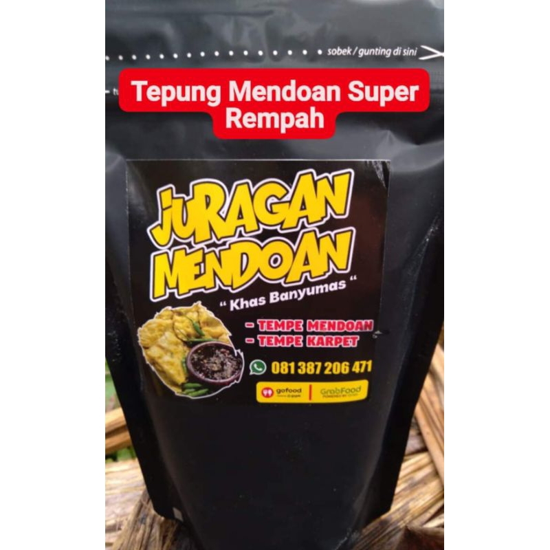 

JURAGAN MENDOAN PREMIUM BY MASCUM KRIUK | Tepung Mendoan | Tepung Tempe Mendoan