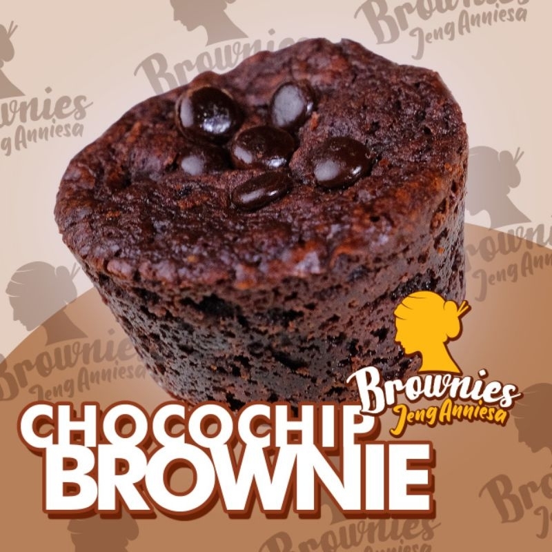 

BROWNIES PANGGANG MINI - TOPING CHOCOCHIP [ PREMIUM ]