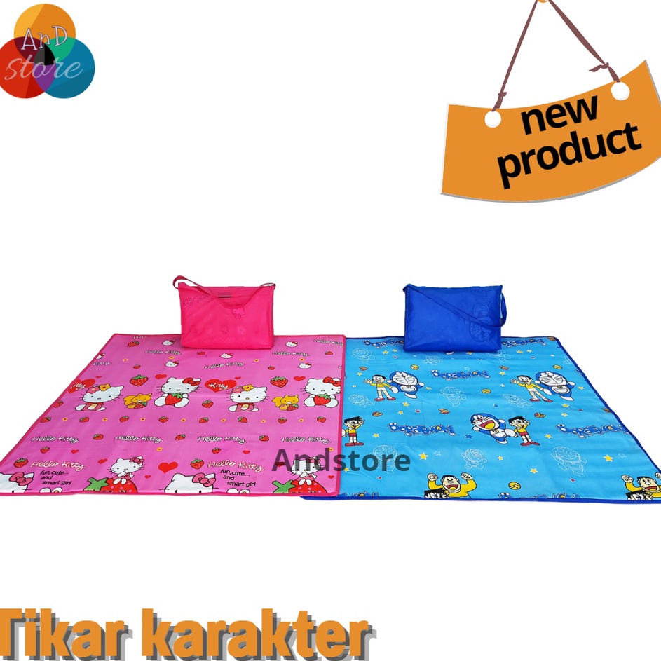 Pilih Ini KARPET KARAKTER-TIKAR KARAKTER -KASUR LANTAI dan SET BANTAL-GULING ANAK KARAKTER HELLOKITT