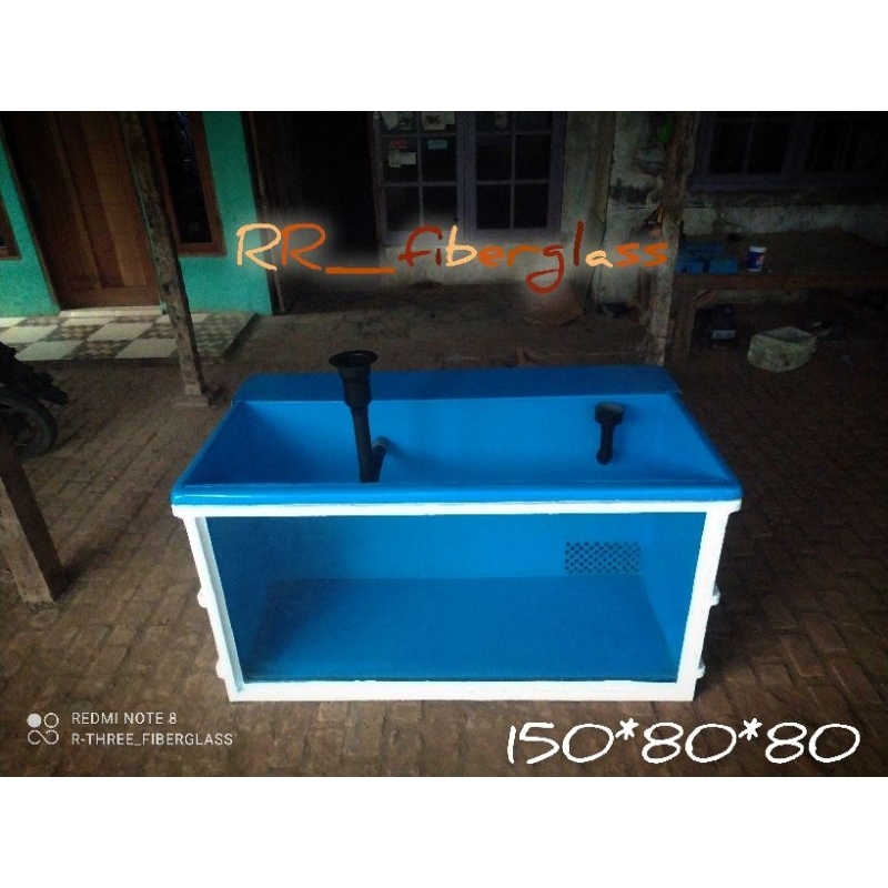kolam fiber kaca 150*80*80