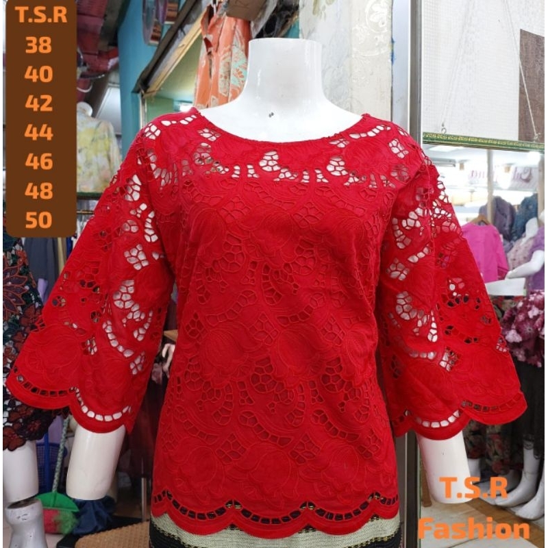 PINK BOUTIQUE BLUS KATUN BORDIR ATASAN KATUN BANGKOK PREMIUM TERBARU