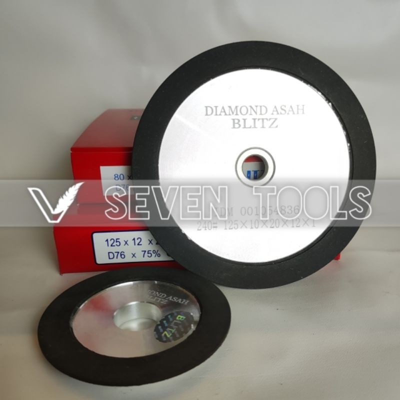 Diamond wheel Asah Blitz 5 inch Batu Mata Gerinda Asah Pisau Gergaji ukuran 125 mm