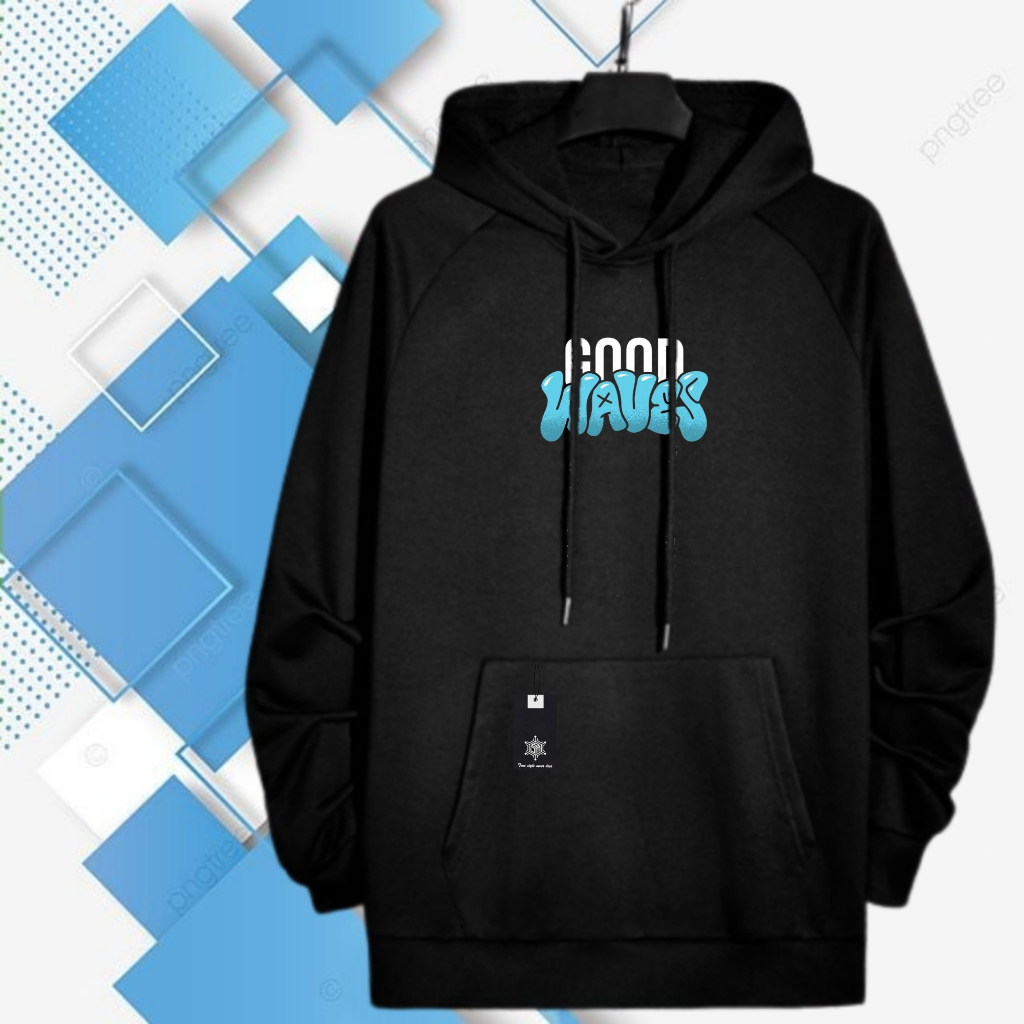 Hoodie Pria Original Distro Terbaru Warna Hitam Sweater Cowok Cewek Oversize Suiter Cowo Oversize