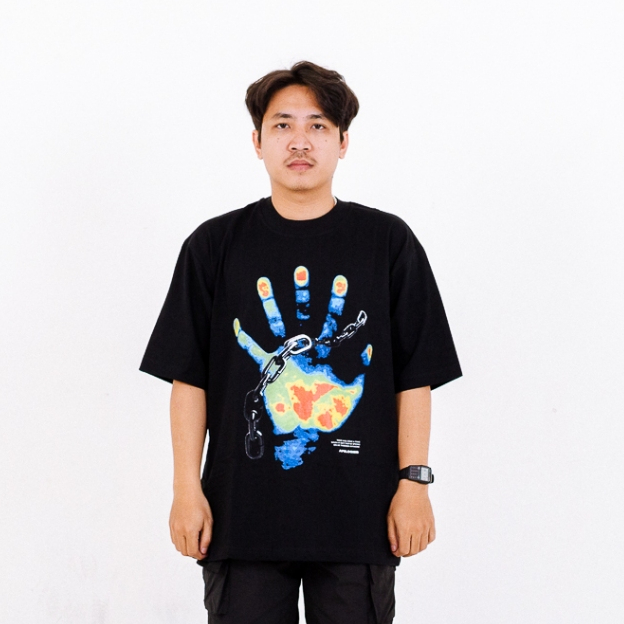 T-Shirt | Oversize | Hands Of God | Black | Apelogies | New Drop