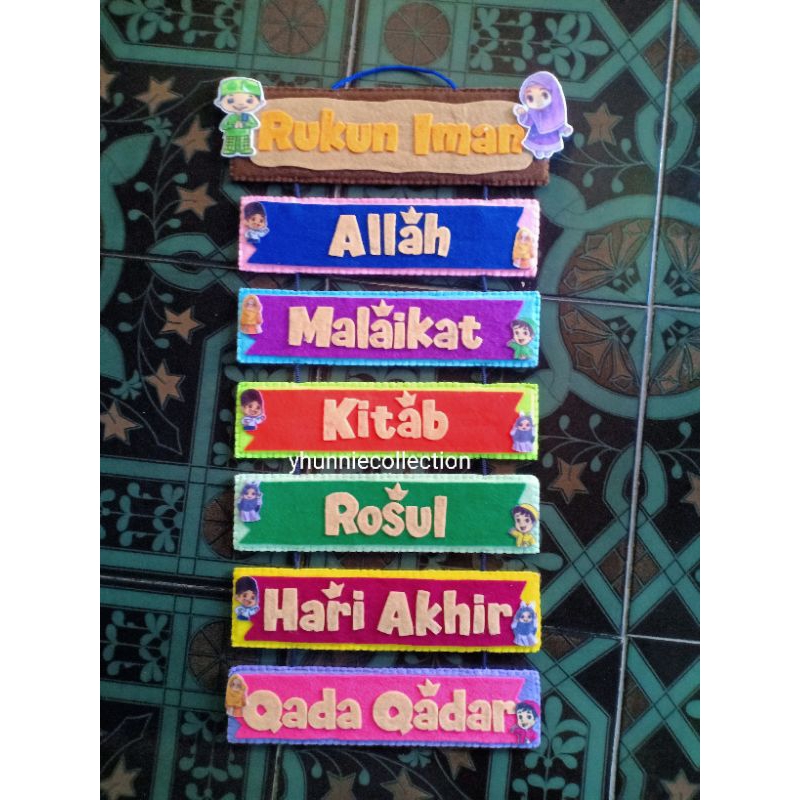 Rukun Iman flanel