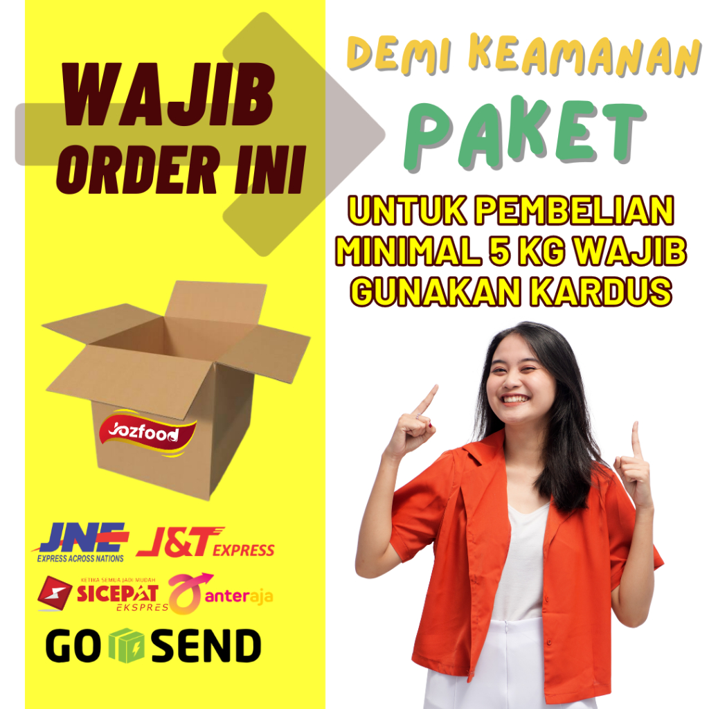 

Kardus Packing Aman Untuk Order Lebih 5 Kg