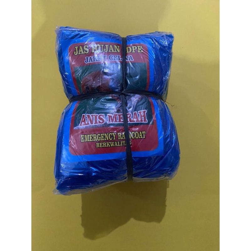 Jas hujan plastik jaket celana / jas hujan atas bawah / jas hujan plastik /mantol atas bawah