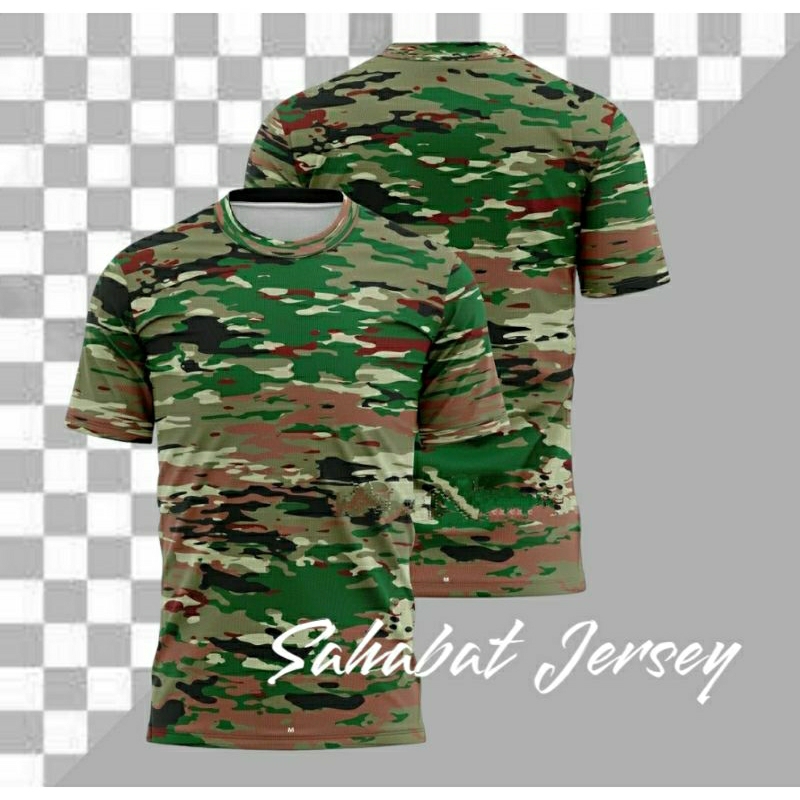 Jersey TNI/TENTARA/LORENG Full Printing