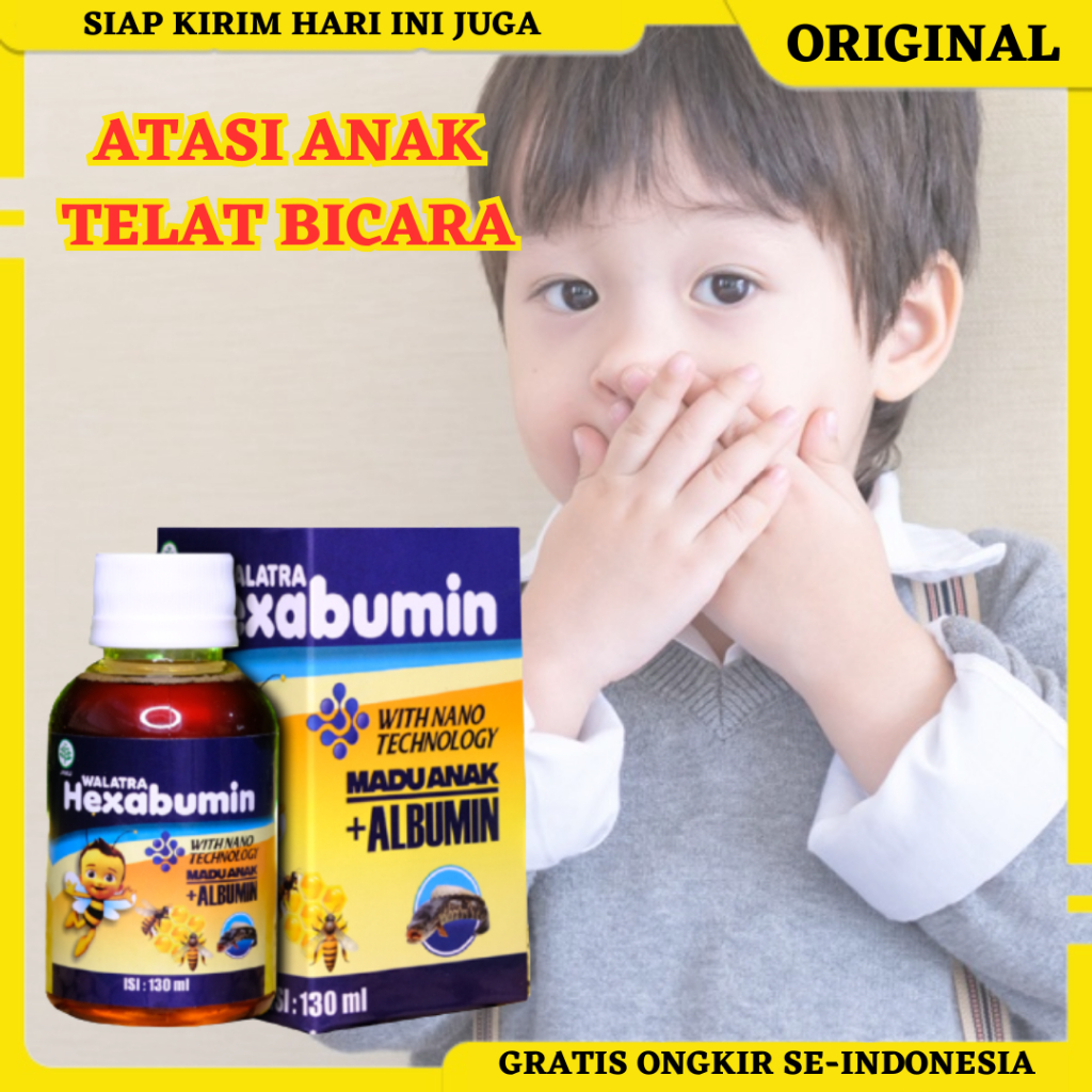 Hexabumin, Obat Anak Terlambat Bicara, Obat Anak Telat Bicara, Obat Anak Belum Lancar Bicara, Obat A