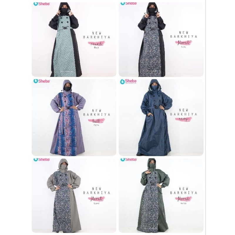 Jas Hujan muslimah SHEBA BARKHIYA