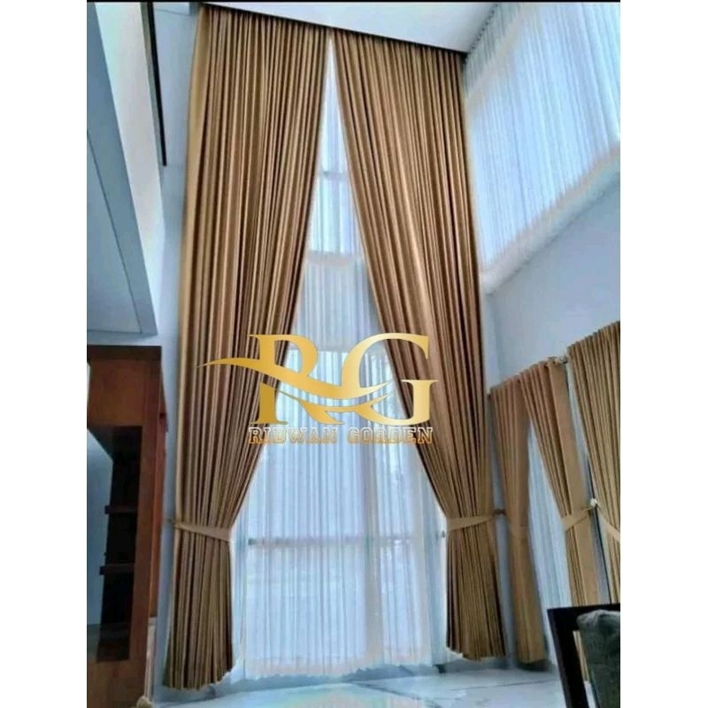 Gorden Blackout Imfor Premium – Tirai Jendela Minimalis Panjang 4 Meter