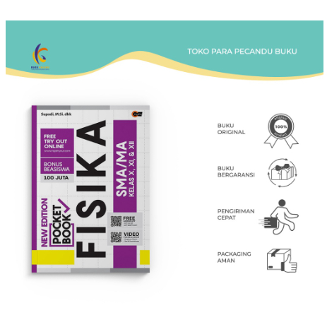 Buku Pelajaran - New edition Pocket Book Fisika SMA/MA Kelas X, XI, & XII - CMedia - Buku Kaluku