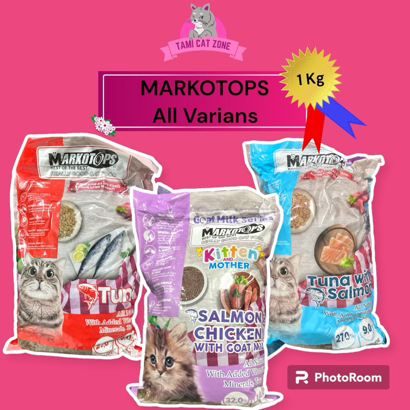 Markotops 1 kg Makanan Kucing Markotops Cat