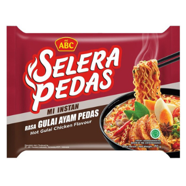 

ABC Mie Rebus Gulai Ayam Pedas 70gr