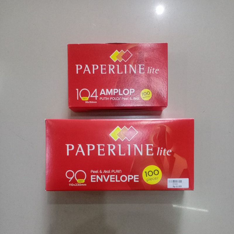 

Amplop Polos Merk Paperline Lite 104, 90 (D1523, DD1524)