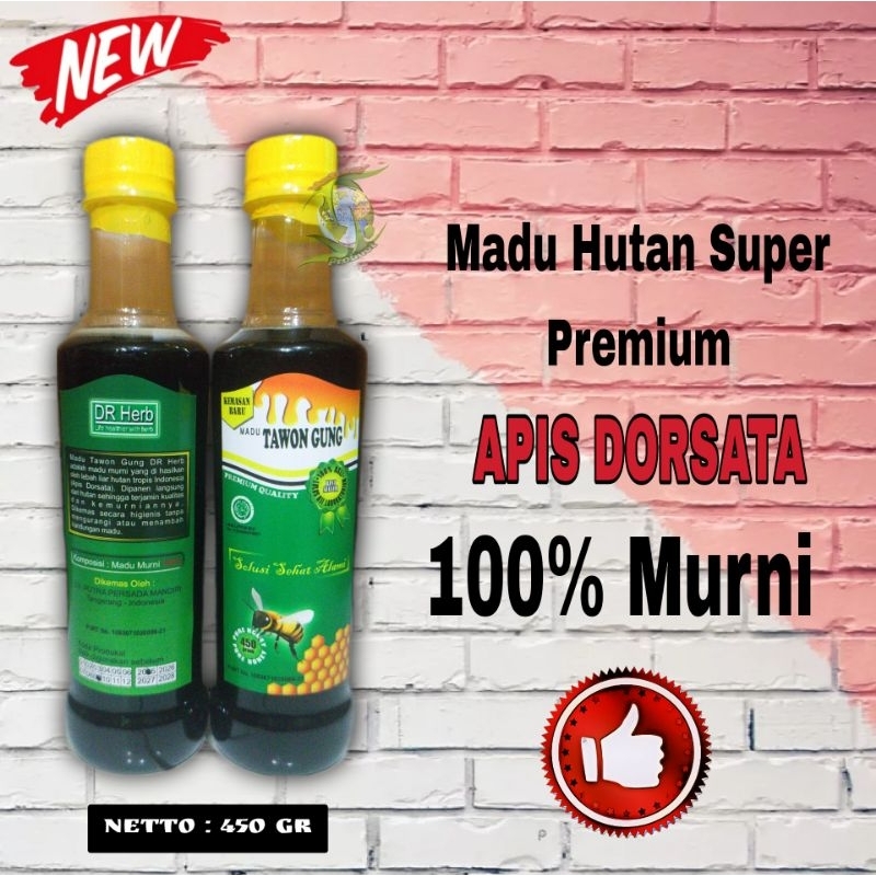 

MADU ASLI MURNI 100% || MADU TAWON GUNG DR HERB ORIGINAL