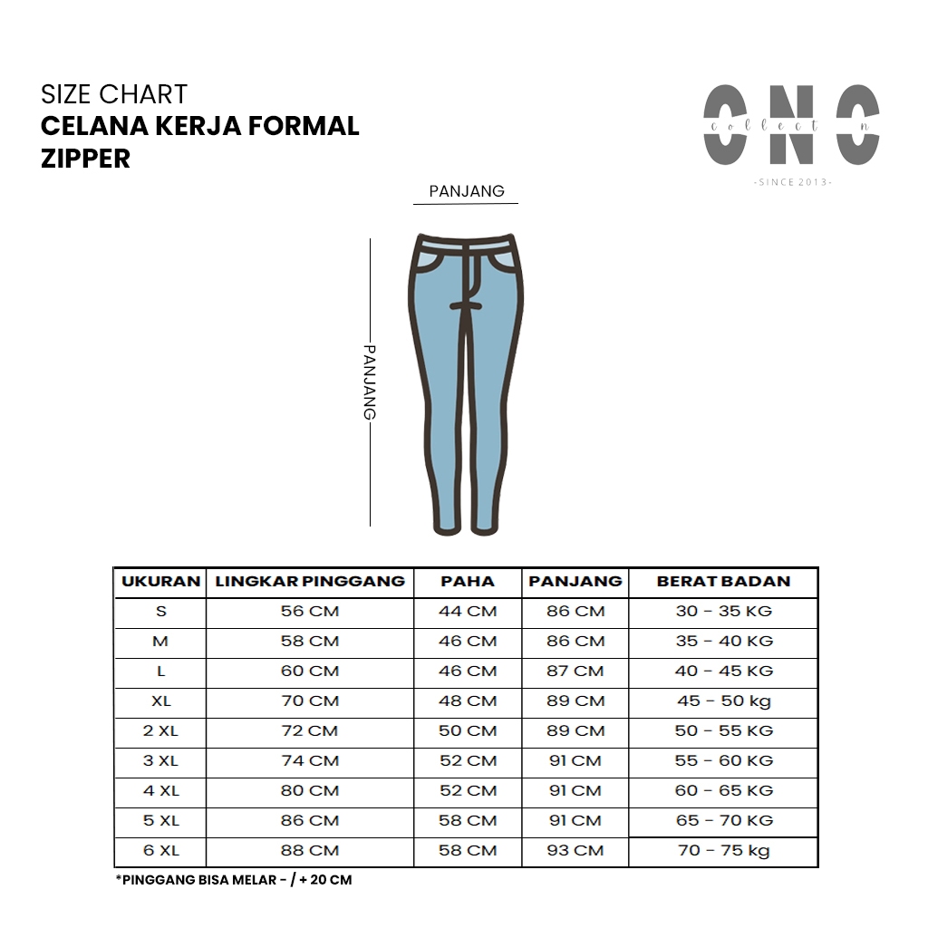 Celana Kerja formal zipper slimfit celana kerja wanita skinny