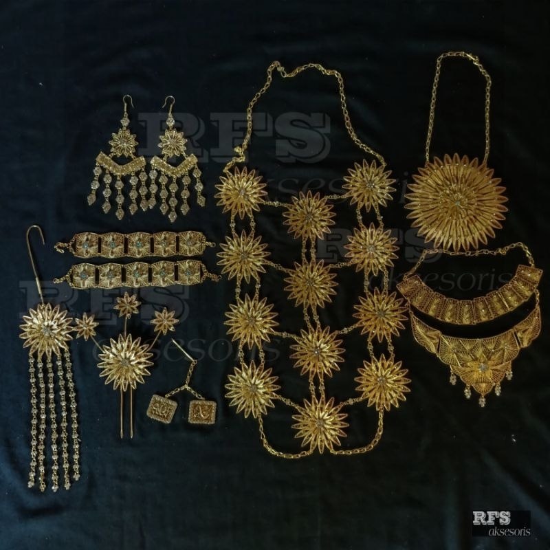 Set Aksesoris Pengantin Bugis-Makassar || MODEL 1