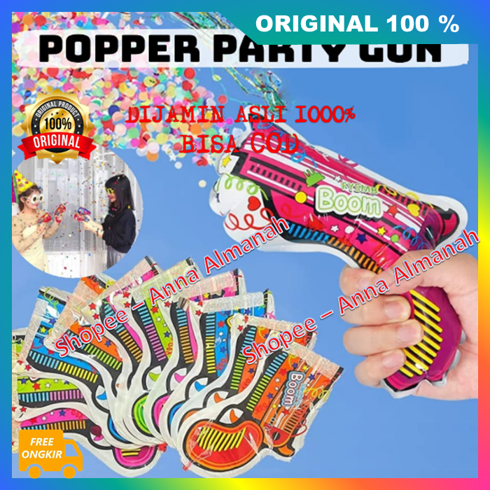BELI 1 DAPAT 10 Fireworks Pistol Kembang Api Mainan Tiup Pistol Semprot Petasan Pesta Semburan Kerta