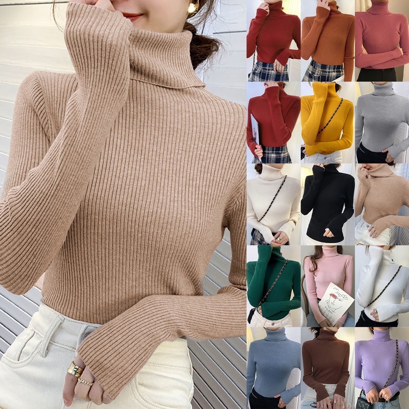 TURTLE NECK LENGAN PANJANG/TURTLE NECK